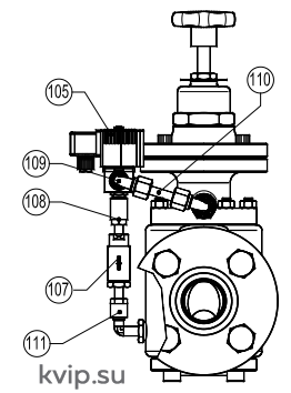 ADCA PRV47 (PRV47E, PRS47) Клапан редукционный пилотного типа