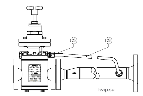 ADCA PRV47 (PRV47E, PRS47) Клапан редукционный пилотного типа