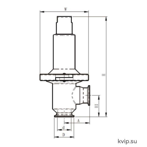3 Боковая схема клапана YP-C3