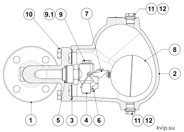 ADCA FA45.1 поплавковый конденсатоотводчик_Р3