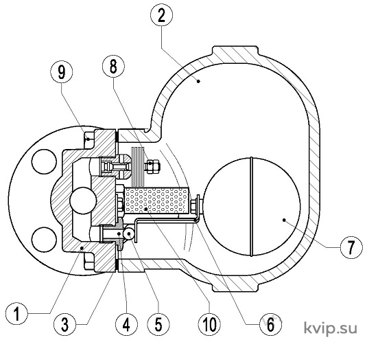 ADCA FLT32 DN 1”HC DN 25HC Конденсатоотводчик поплавковый из углеродистой стали