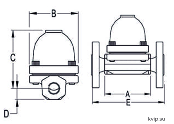 ADCA TH352 - TH353 DN 12-1 DN 15-25 Конденсатоотводчик термостатический_Р1