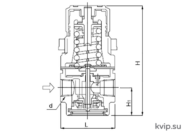 Yoshitake GD-9N Редукционный клапан для воздуха_схема_1