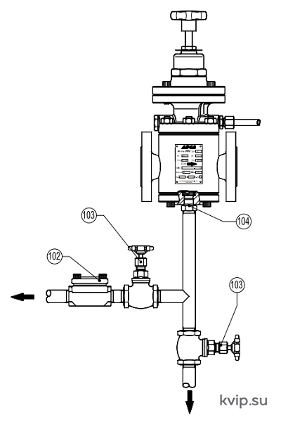 ADCA PRV47 (PRV47E, PRS47) Клапан редукционный пилотного типа