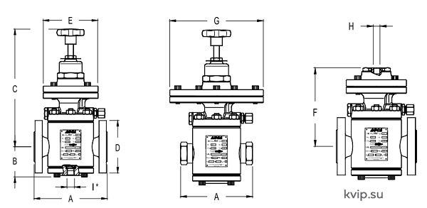 ADCA PRV47 (PRV47E, PRS47) Клапан редукционный пилотного типа